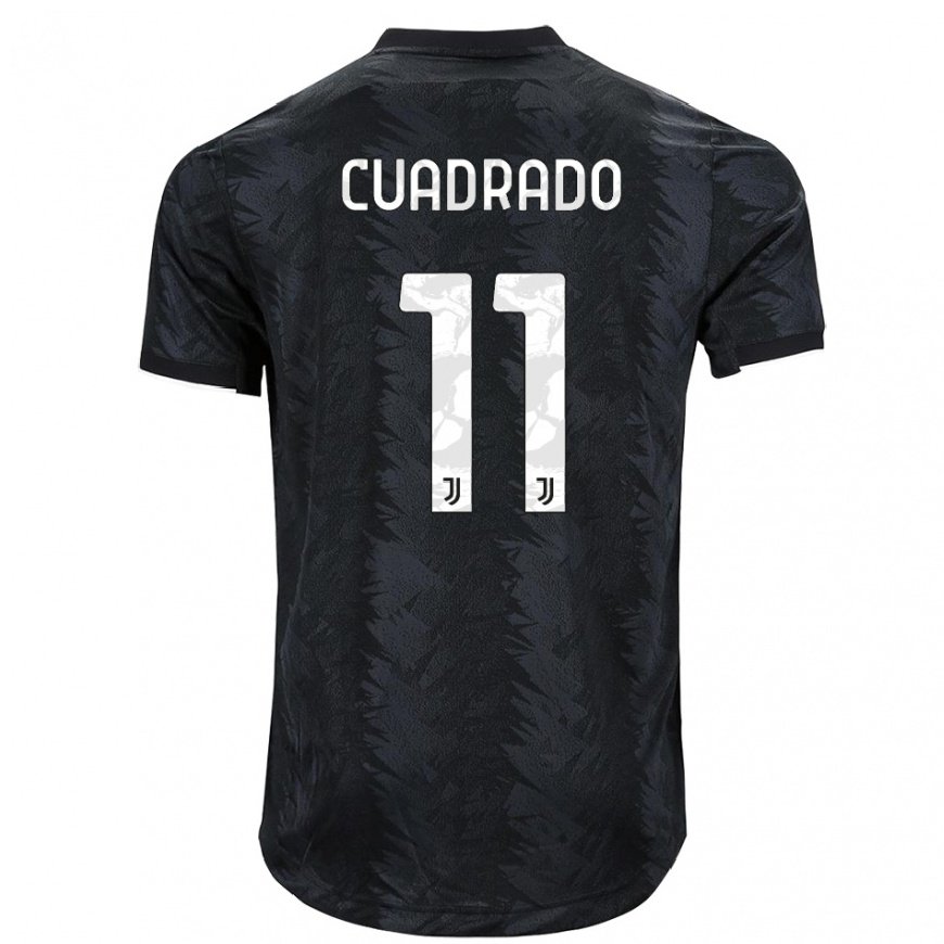 Kandiny Homme Maillot Juan Cuadrado #11 Noir Foncé Tenues Extérieur 2022/23 T-Shirt