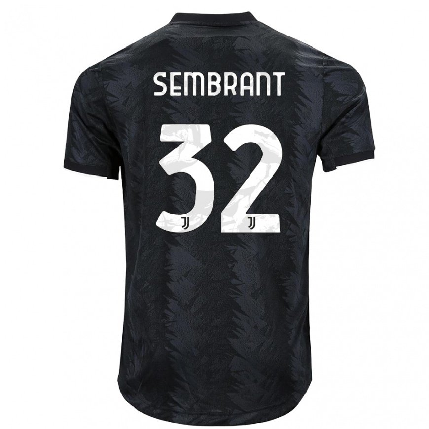 Kandiny Homme Maillot Linda Sembrant #32 Noir Foncé Tenues Extérieur 2022/23 T-Shirt