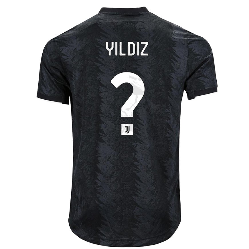 Kandiny Homme Maillot Kenan Yildiz #0 Noir Foncé Tenues Extérieur 2022/23 T-Shirt