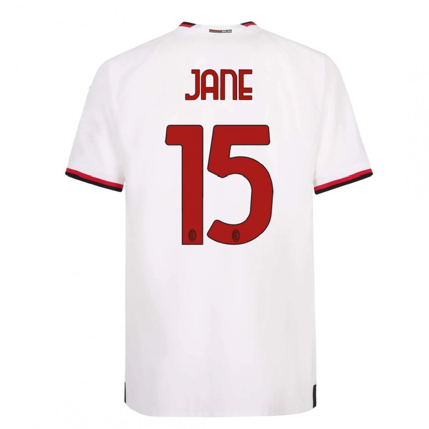 Kandiny Homme Maillot Refiloe Jane #15 Blanc Rouge Tenues Extérieur 2022/23 T-Shirt