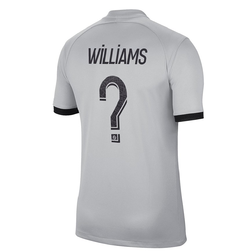 Kandiny Homme Maillot Lydia Williams #0 Gris Tenues Extérieur 2022/23 T-Shirt