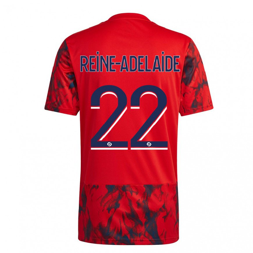 Kandiny Homme Maillot Jeff Reine-Adelaide #22 Espace Rouge Tenues Extérieur 2022/23 T-Shirt