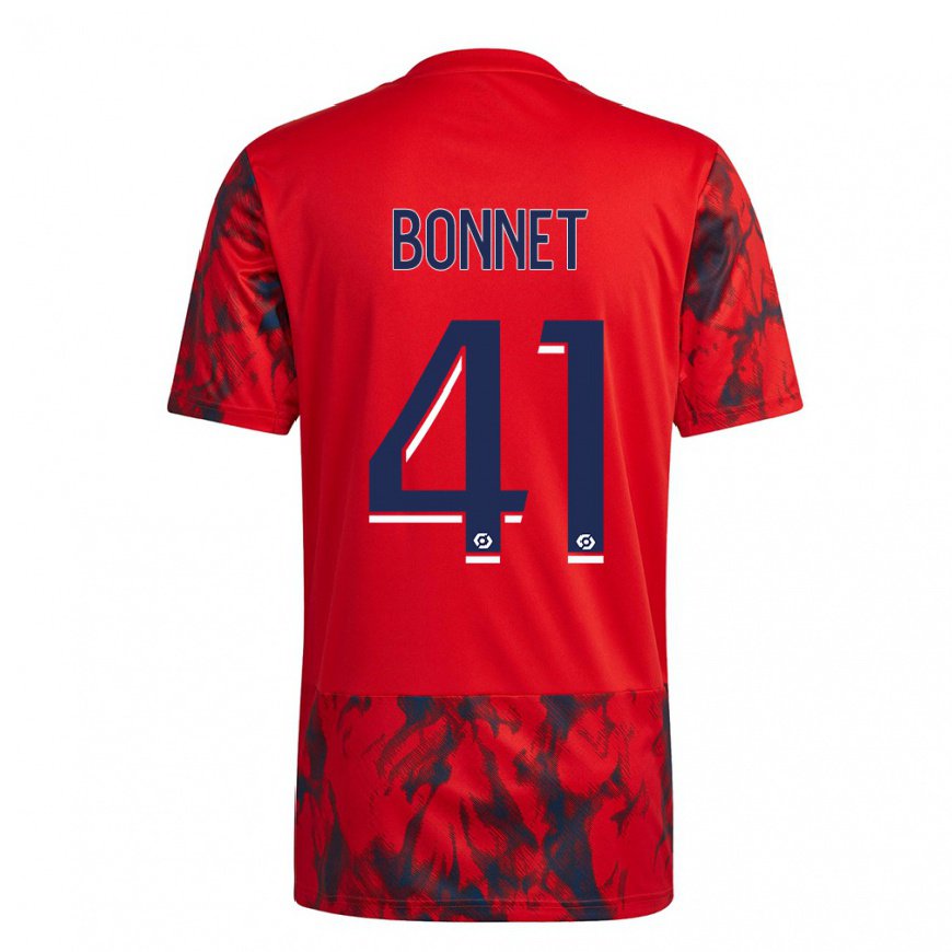 Kandiny Homme Maillot Noam Bonnet #41 Espace Rouge Tenues Extérieur 2022/23 T-Shirt