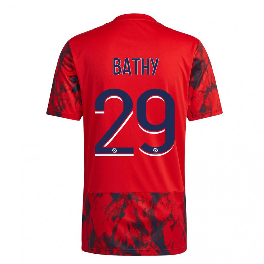 Kandiny Homme Maillot Griedge Mbock Bathy #29 Espace Rouge Tenues Extérieur 2022/23 T-Shirt