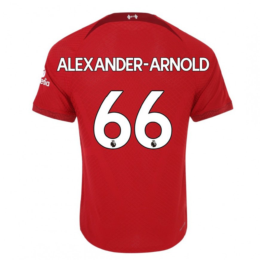 Kandiny Femme Maillot Trent Alexander-Arnold #66 Rouge Foncé Tenues Domicile 2022/23 T-Shirt