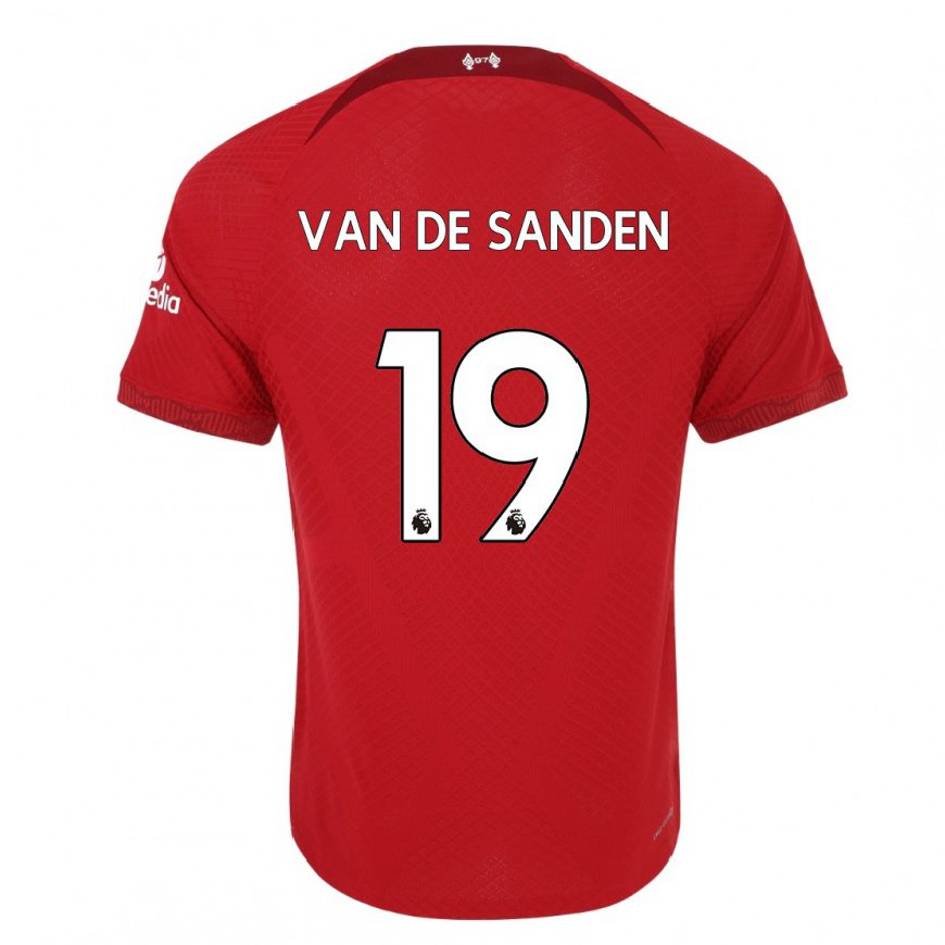 Kandiny Femme Maillot Shanice van de Sanden #19 Rouge Foncé Tenues Domicile 2022/23 T-Shirt