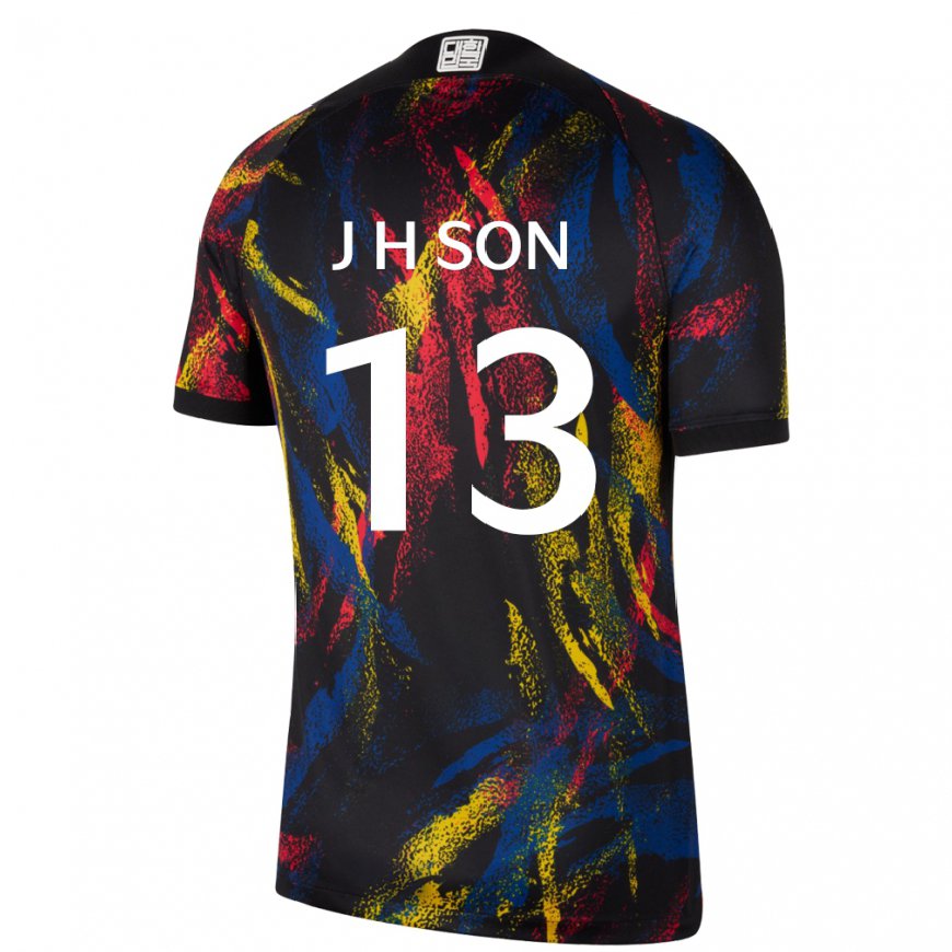 Kandiny Homme Maillot Corée Du Sud Jun-ho Son #13 Multicolore Tenues Extérieur 22-24 T-shirt