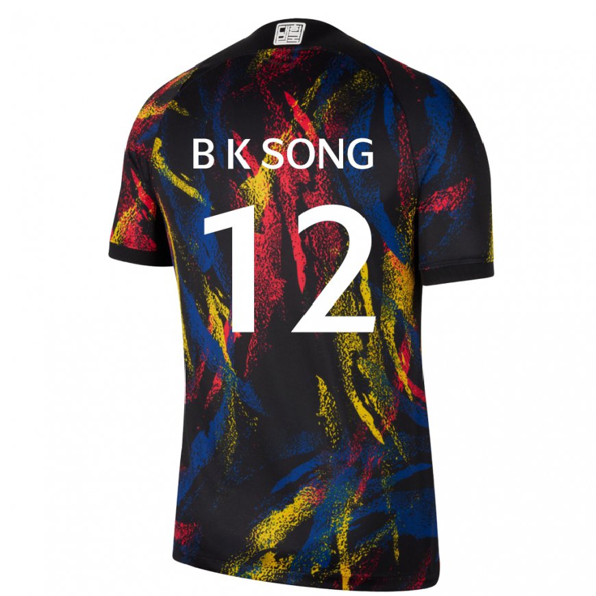 Kandiny Femme Maillot Corée Du Sud Bum-keun Song #12 Multicolore Tenues Extérieur 22-24 T-shirt