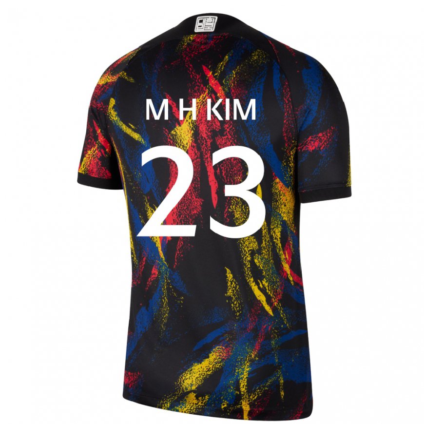 Kandiny Femme Maillot Corée Du Sud Moon-hwan Kim #23 Multicolore Tenues Extérieur 22-24 T-shirt