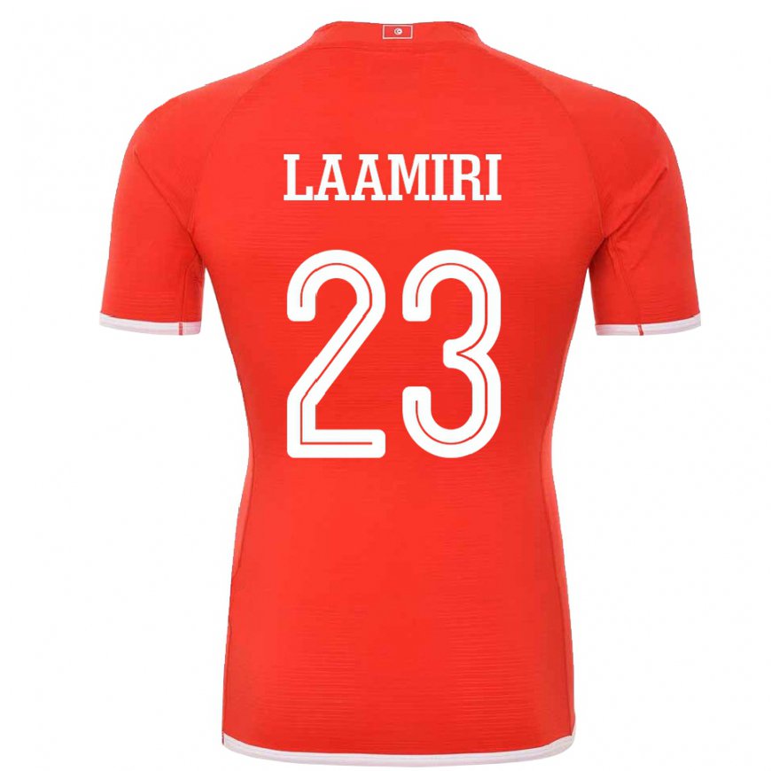Kandiny Enfant Maillot Tunisie Soumaya Laamiri #23 Rouge Tenues Domicile 22-24 T-shirt