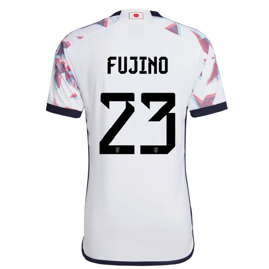 Kandiny Homme Maillot Japon Aoba Fujino #23 Blanc Tenues Extérieur 22-24 T-shirt