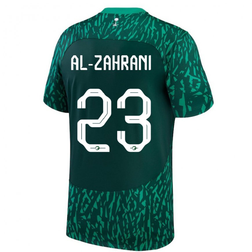 Kandiny Femme Maillot Arabie Saoudite Tahani Al Zahrani #23 Vert Foncé Tenues Extérieur 22-24 T-shirt