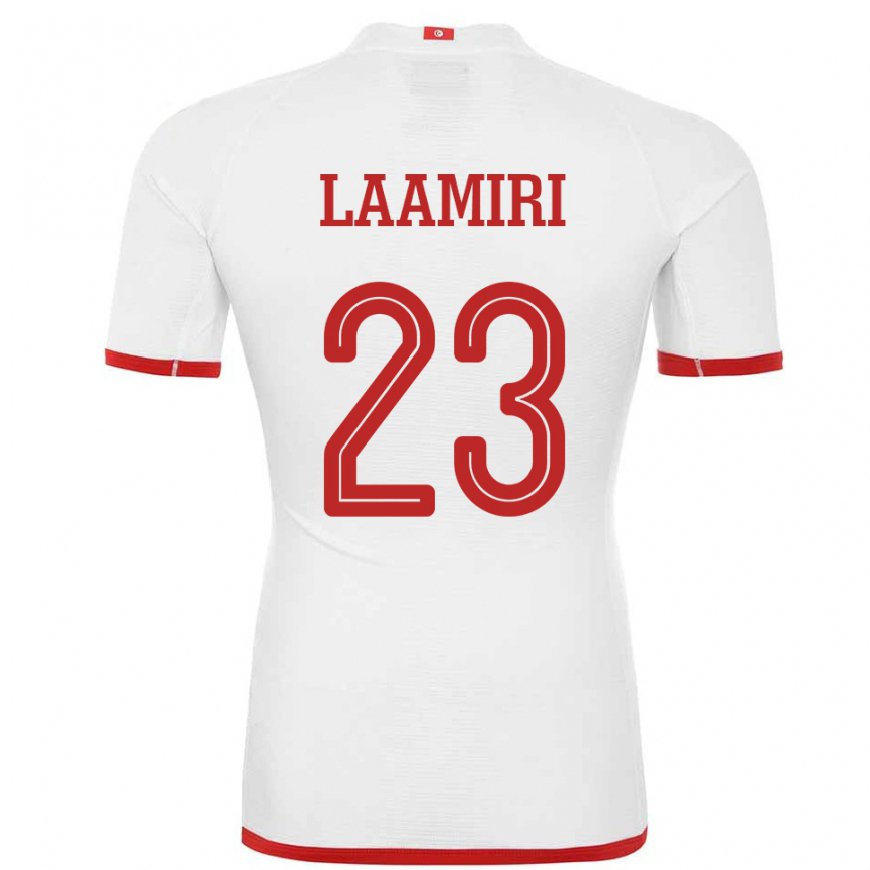 Kandiny Femme Maillot Tunisie Soumaya Laamiri #23 Blanc Tenues Extérieur 22-24 T-shirt