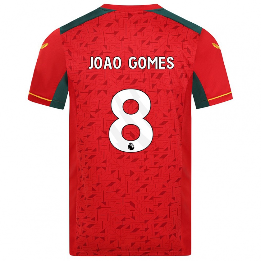 Kandiny Enfant Maillot João Gomes #8 Rouge Tenues Extérieur 2023/24 T-Shirt
