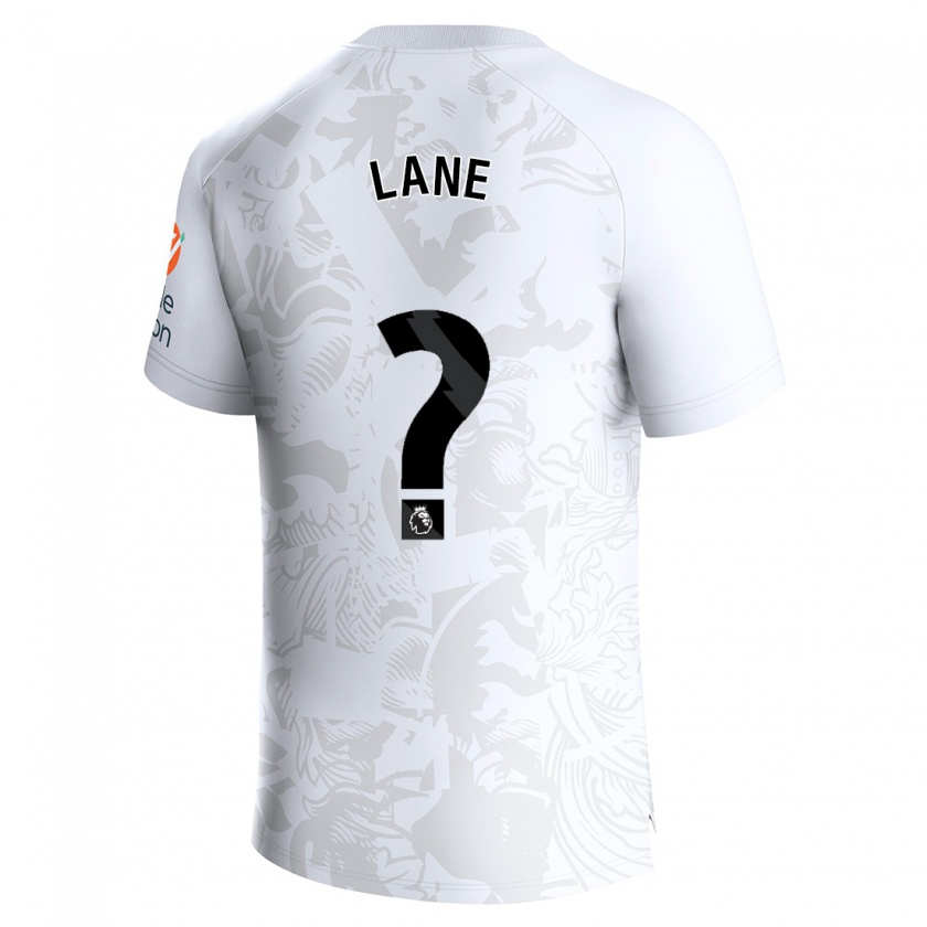 Kandiny Enfant Maillot Josh Lane #0 Blanc Tenues Extérieur 2023/24 T-Shirt