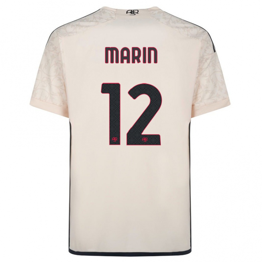 Kandiny Enfant Maillot Renato Marin #12 Blanc Cassé Tenues Extérieur 2023/24 T-Shirt