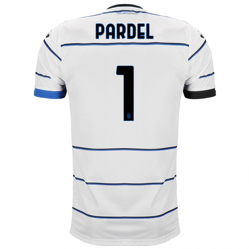 Kandiny Enfant Maillot Piotr Pardel #1 Blanc Tenues Extérieur 2023/24 T-Shirt