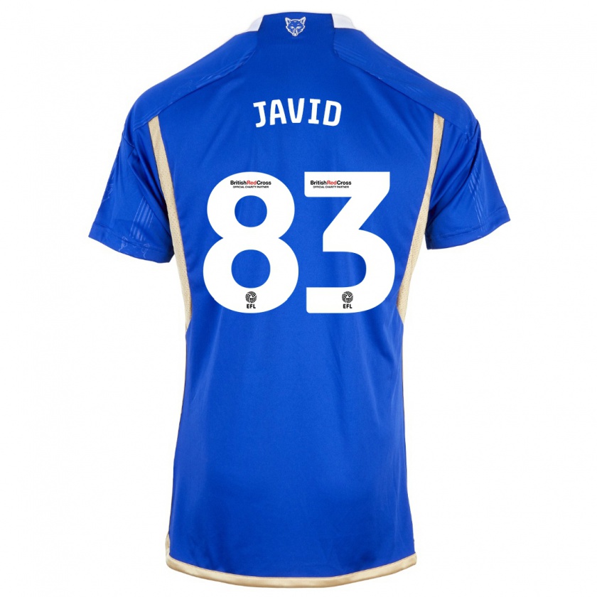Kandiny Homme Maillot Abdullah Javid #83 Bleu Royal Tenues Domicile 2023/24 T-Shirt