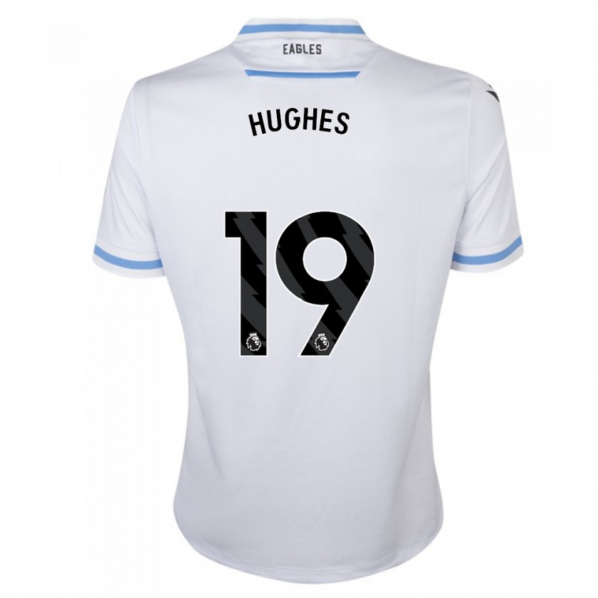 Kandiny Homme Maillot Will Hughes #19 Blanc Tenues Extérieur 2023/24 T-Shirt