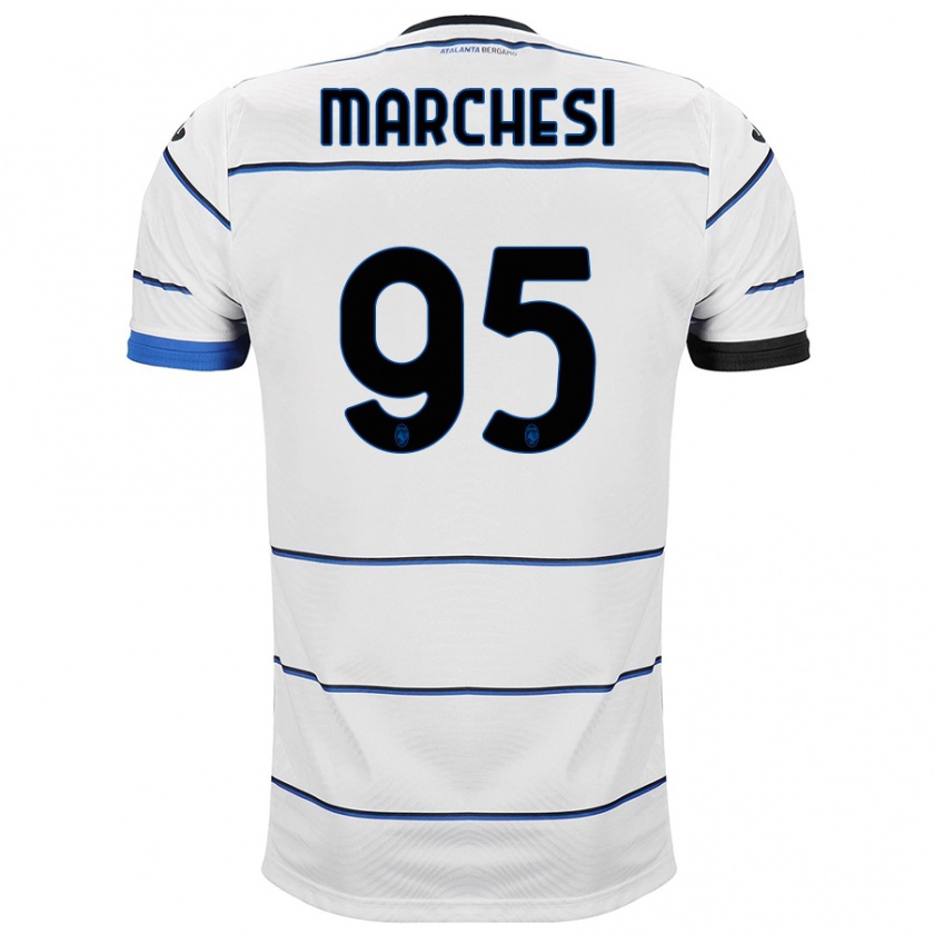 Kandiny Homme Maillot Silvia Marchesi #95 Blanc Tenues Extérieur 2023/24 T-Shirt