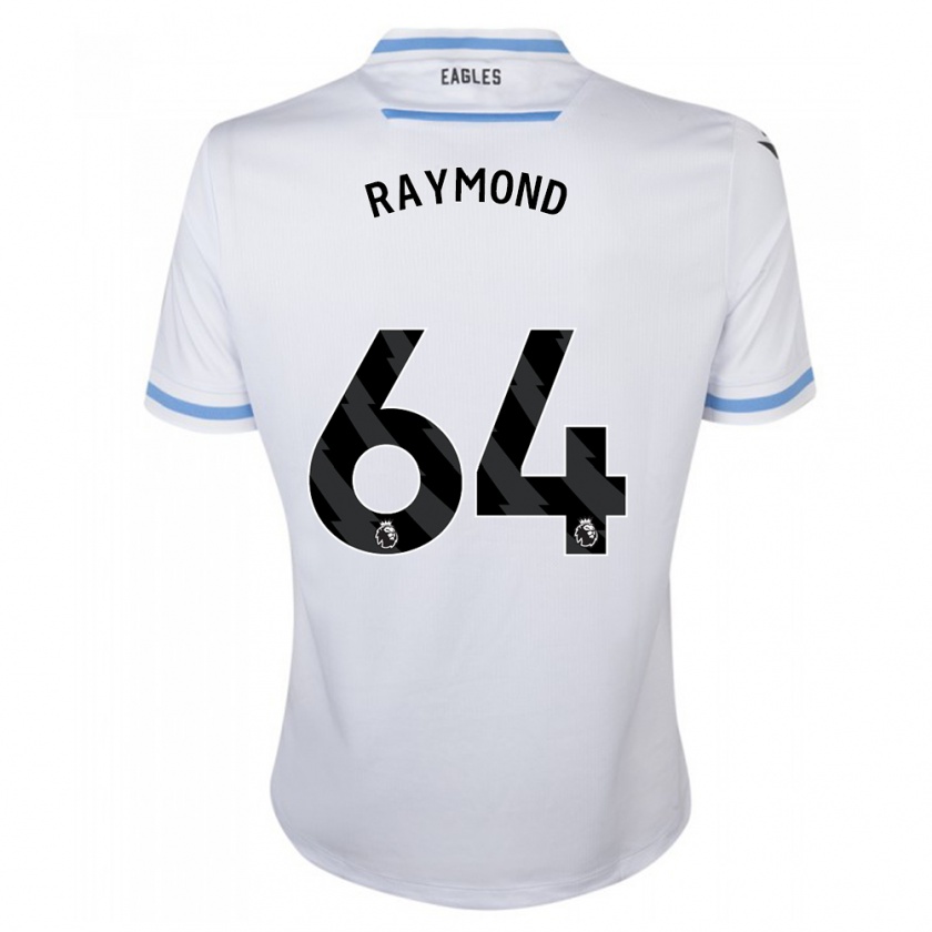 Kandiny Femme Maillot Jadan Raymond #64 Blanc Tenues Extérieur 2023/24 T-Shirt