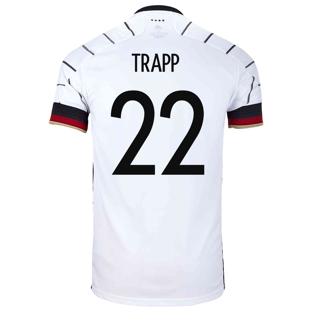 Femme Équipe D'allemagne De Football Maillot Kevin Trapp #22 Tenues Domicile Blanc 2021