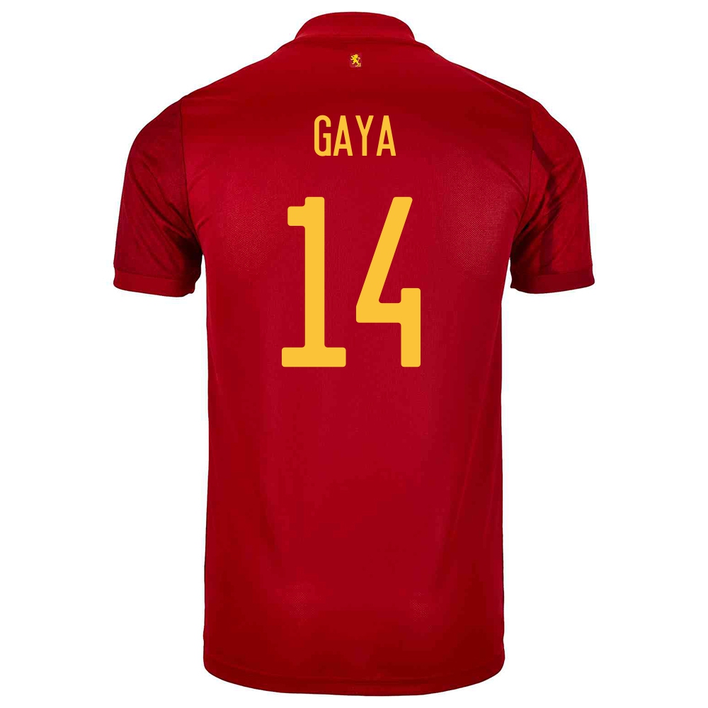 Femme Équipe d'Espagne de football Maillot Jose Gaya #14 Tenues Domicile Rouge 2021