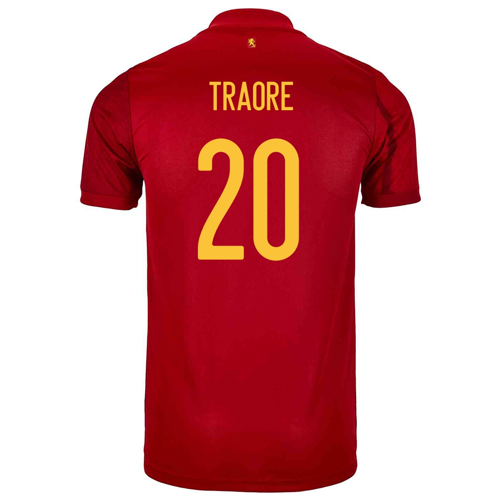 Femme Équipe d'Espagne de football Maillot Adama Traore #20 Tenues Domicile Rouge 2021