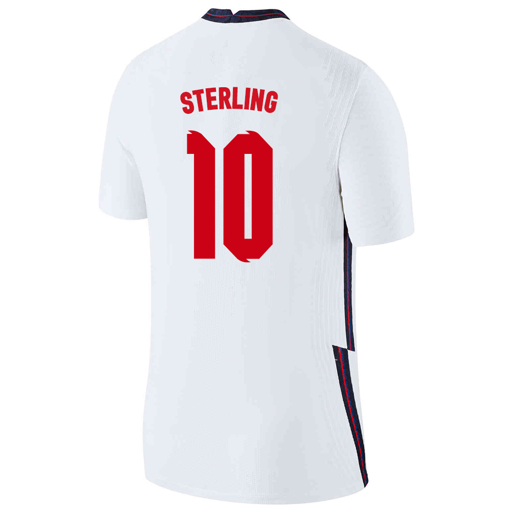 Femme Équipe d'Angleterre de football Maillot Raheem Sterling #10 Tenues Domicile Blanc 2021