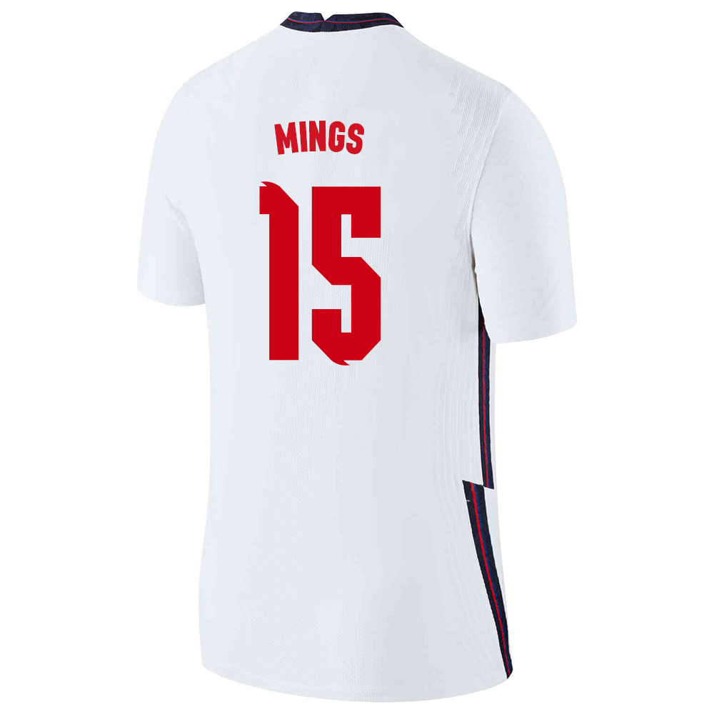 Femme Équipe d'Angleterre de football Maillot Tyrone Mings #15 Tenues Domicile Blanc 2021