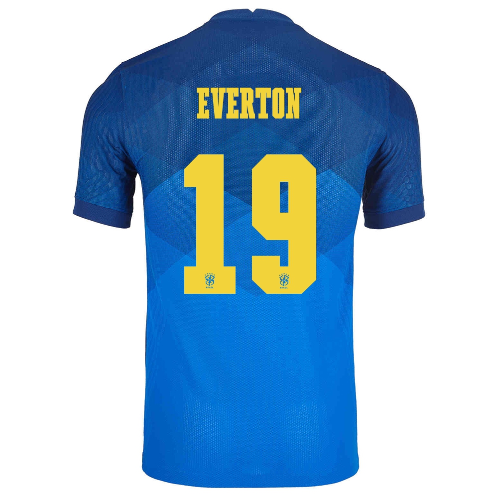 Femme Équipe du Brésil de football Maillot Everton #19 Tenues Extérieur Bleu 2021