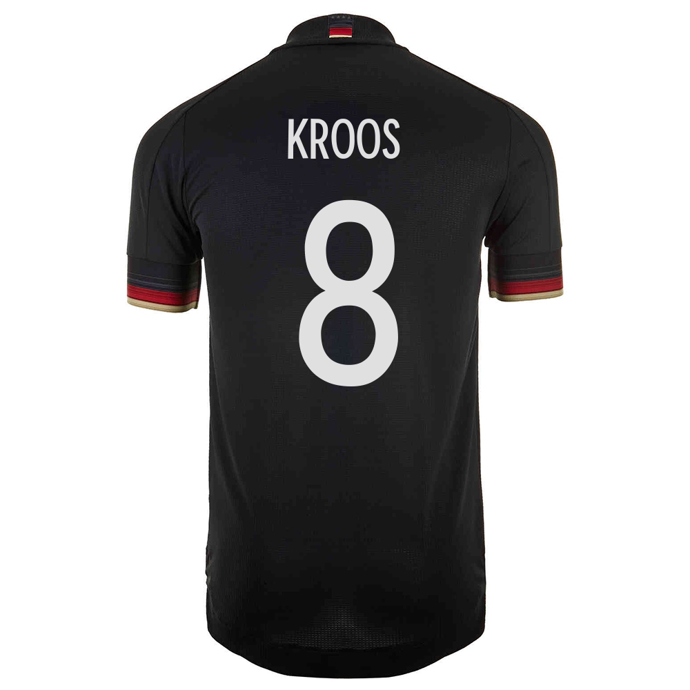Femme Équipe d'Allemagne de football Maillot Toni Kroos #8 Tenues Extérieur Noir 2021