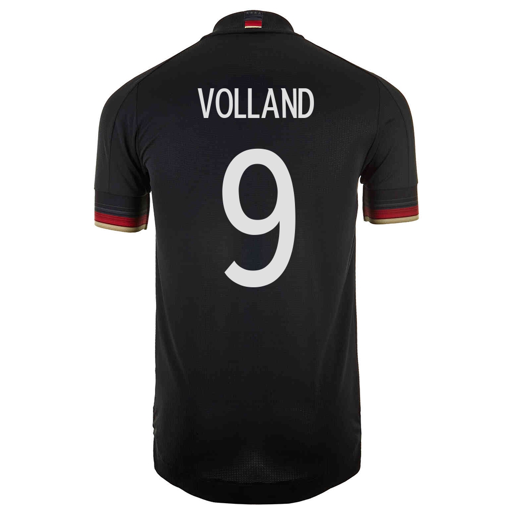 Femme Équipe d'Allemagne de football Maillot Kevin Volland #9 Tenues Extérieur Noir 2021