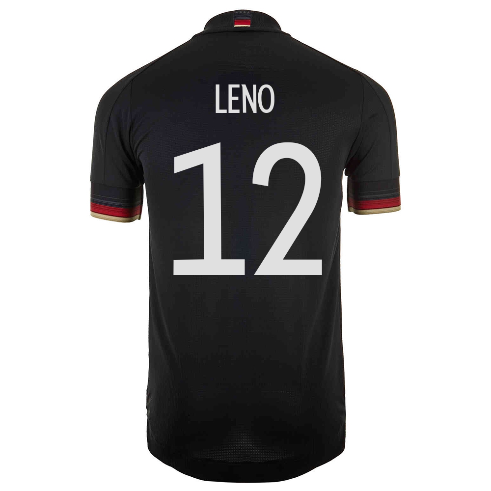 Femme Équipe d'Allemagne de football Maillot Bernd Leno #12 Tenues Extérieur Noir 2021