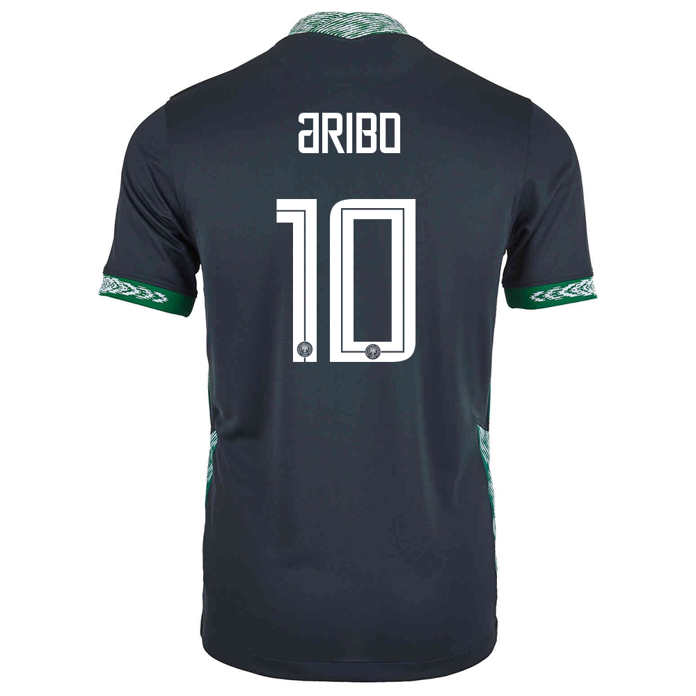 Femme Équipe du Nigeria de football Maillot Joe Aribo #10 Tenues Extérieur Noir 2021
