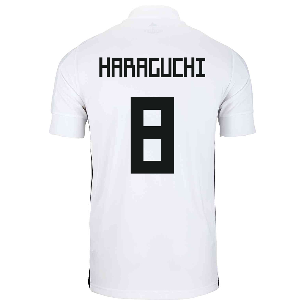 Femme Équipe du Japon de football Maillot Genki Haraguchi #8 Tenues Extérieur Blanc 2021