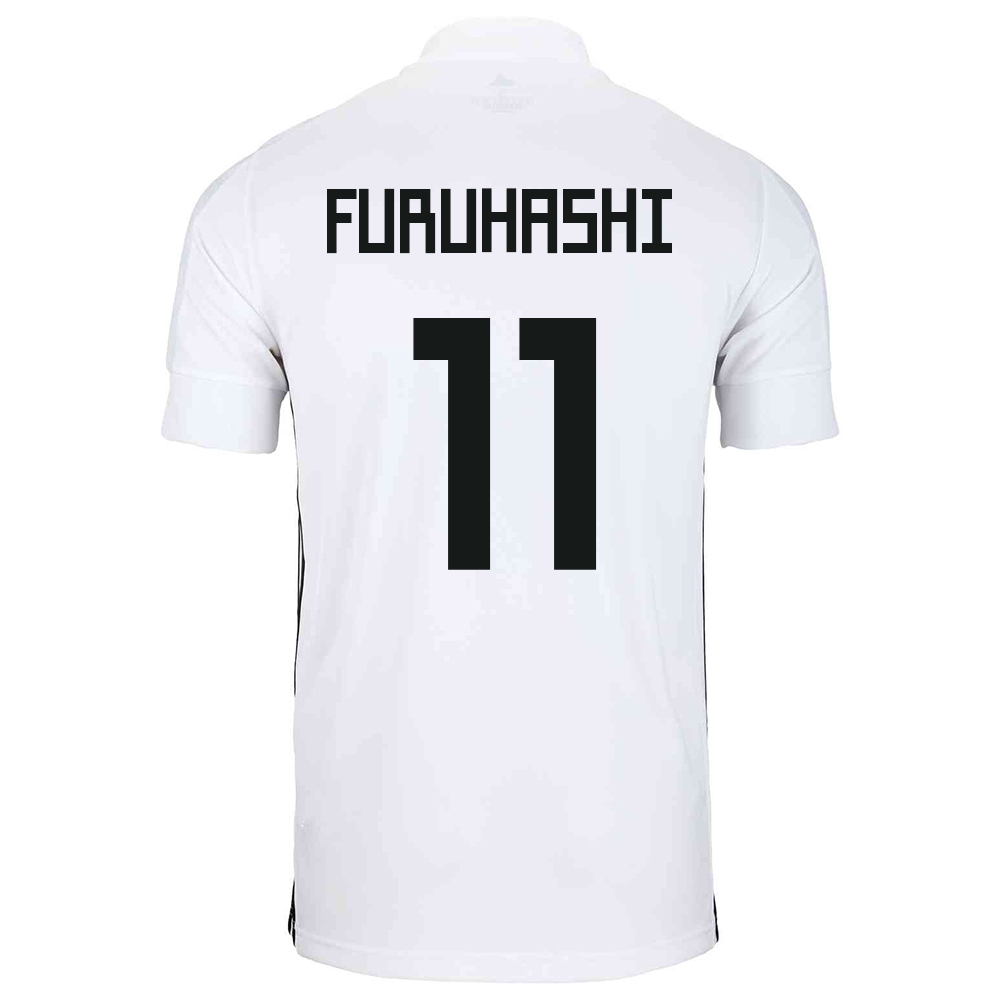 Femme Équipe du Japon de football Maillot Kyogo Furuhashi #11 Tenues Extérieur Blanc 2021