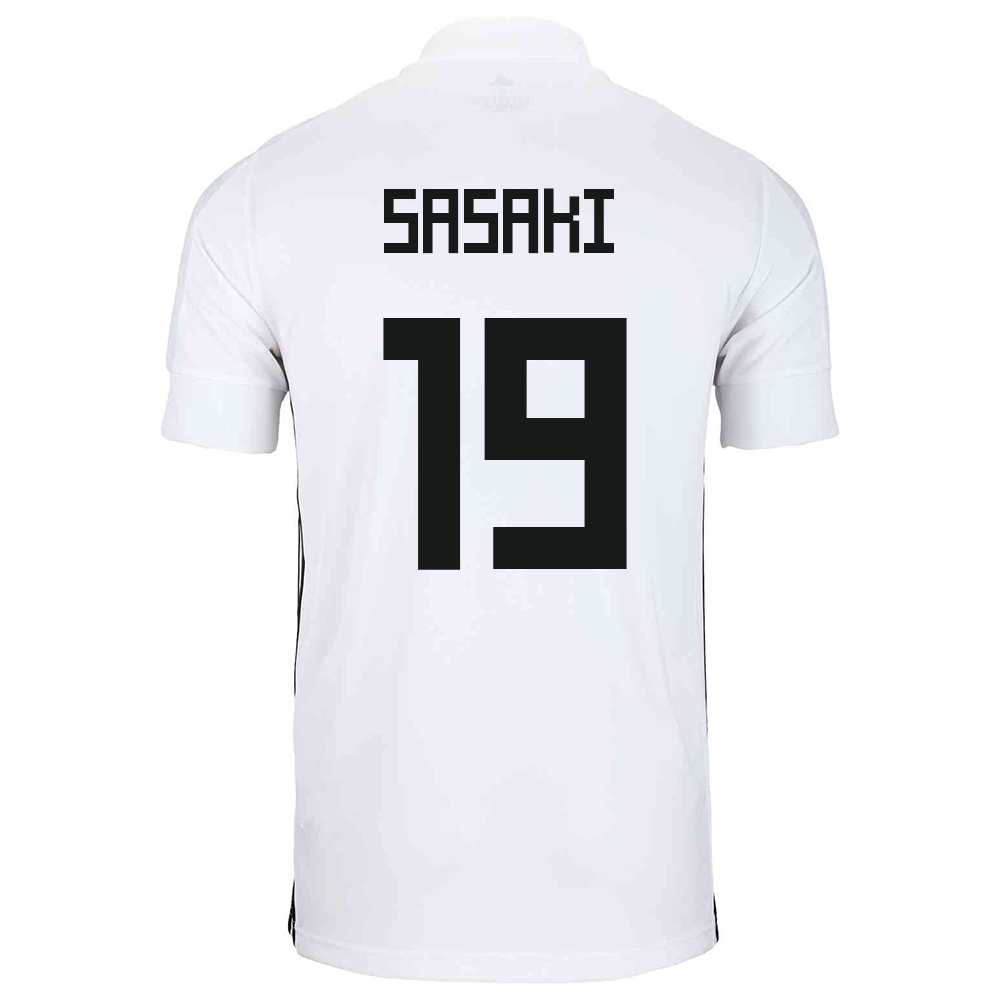 Femme Équipe Du Japon De Football Maillot Sho Sasaki #19 Tenues Extérieur Blanc 2021