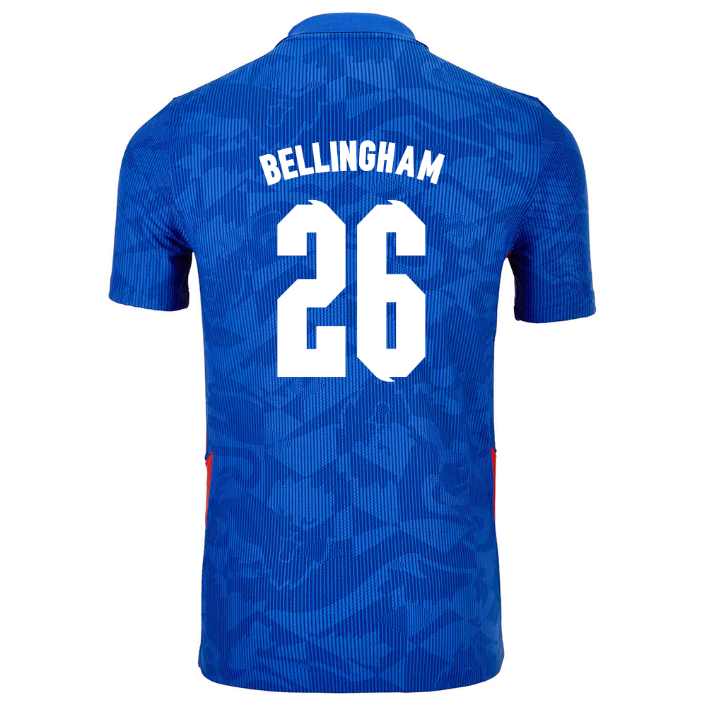 Femme Équipe d'Angleterre de football Maillot Jude Bellingham #26 Tenues Extérieur Bleu 2021