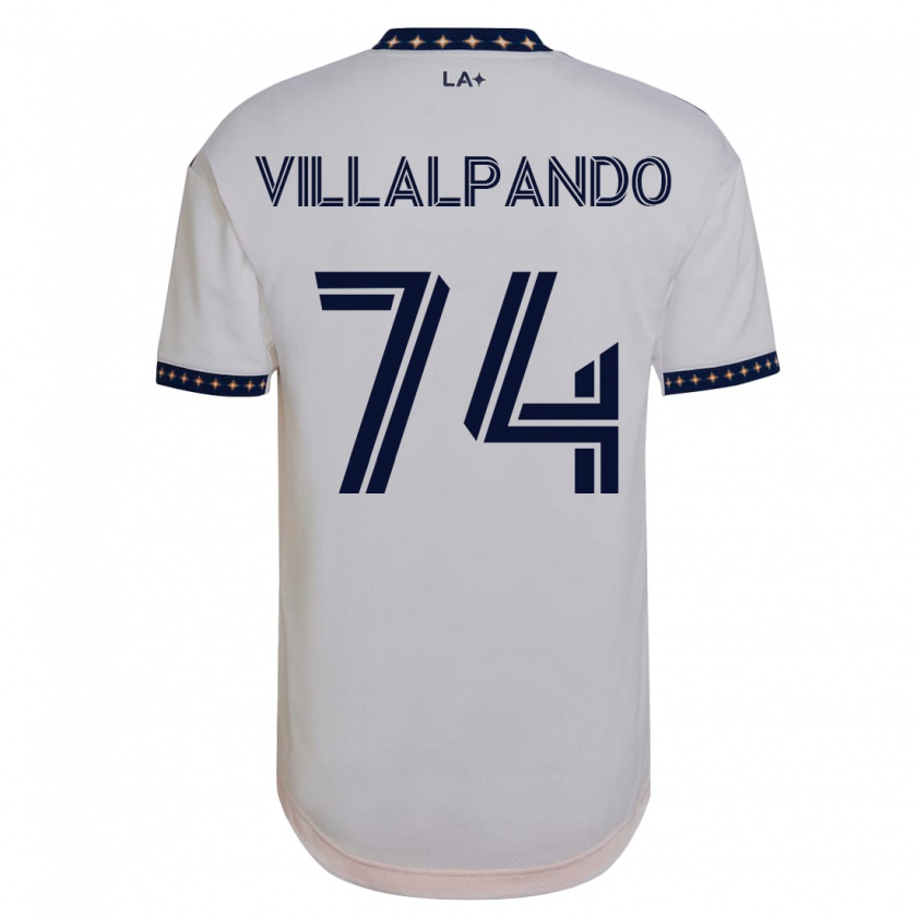 Kandiny Enfant Maillot Sergio Villalpando #74 Blanc Tenues Domicile 2023/24 T-Shirt