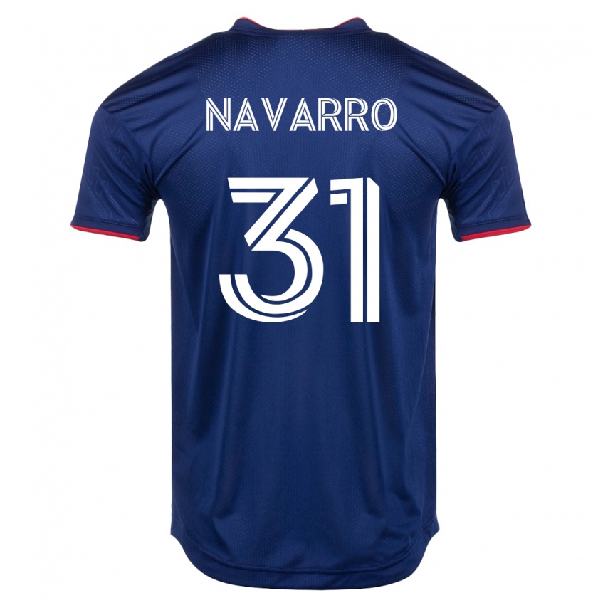Kandiny Enfant Maillot Federico Navarro #31 Marin Tenues Domicile 2023/24 T-Shirt