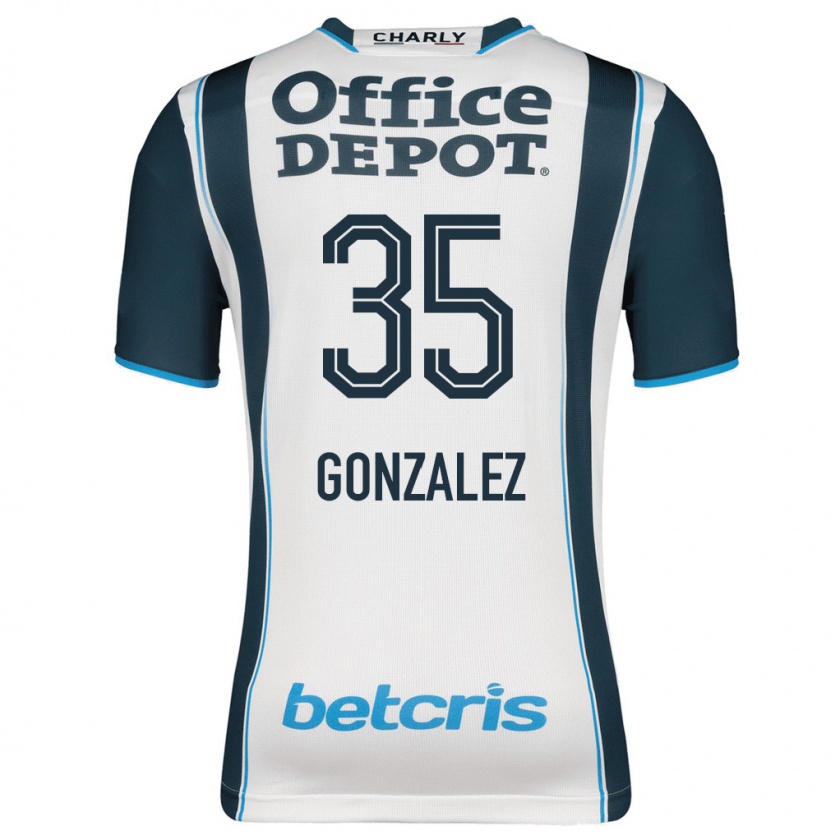 Kandiny Enfant Maillot Bryan González #35 Marin Tenues Domicile 2023/24 T-Shirt