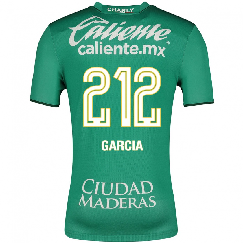 Kandiny Enfant Maillot Óscar García #212 Vert Tenues Domicile 2023/24 T-Shirt