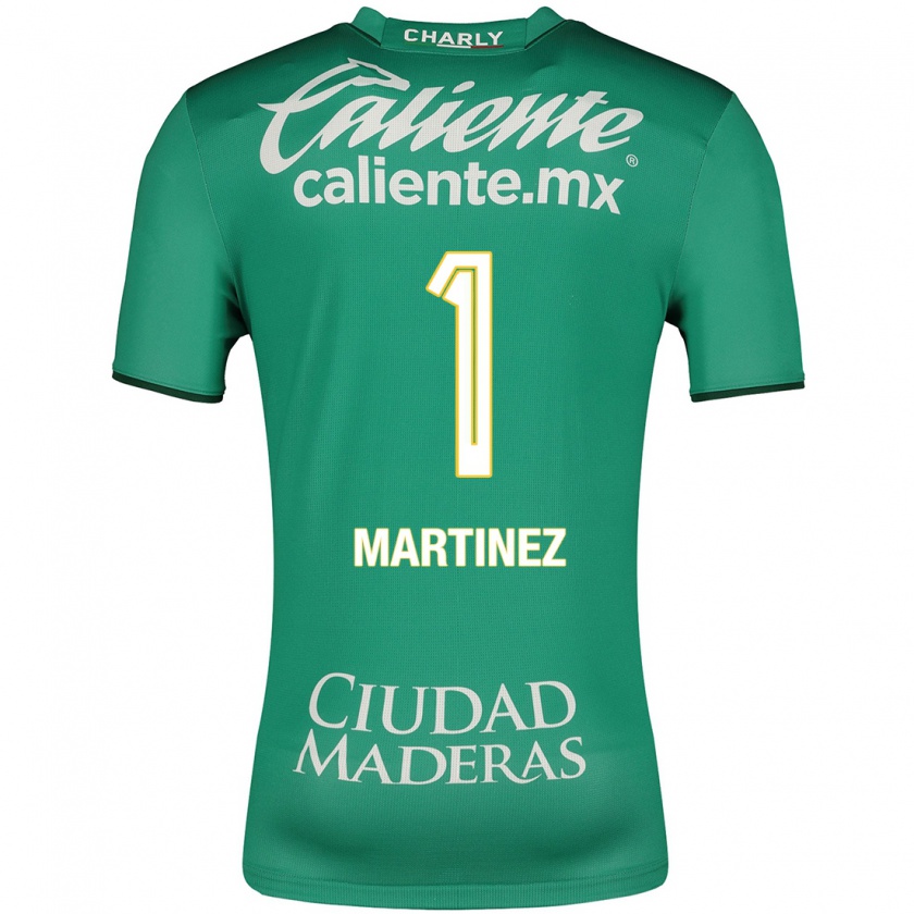 Kandiny Enfant Maillot Angeles Martínez #1 Vert Tenues Domicile 2023/24 T-Shirt