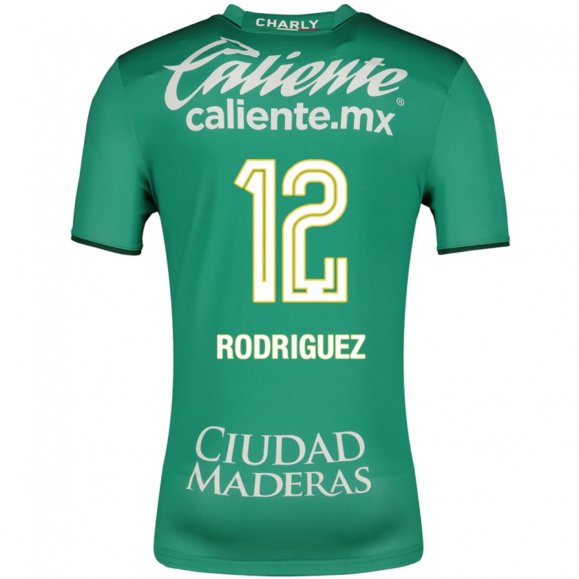Kandiny Enfant Maillot Lixy Rodríguez #12 Vert Tenues Domicile 2023/24 T-Shirt