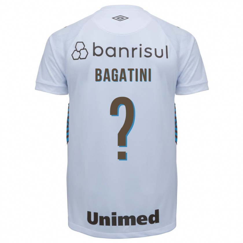Kandiny Enfant Maillot Gustavo Bagatini #0 Blanc Tenues Extérieur 2023/24 T-Shirt