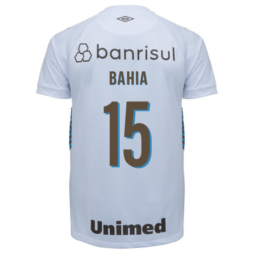 Kandiny Enfant Maillot Raíssa Bahia #15 Blanc Tenues Extérieur 2023/24 T-Shirt