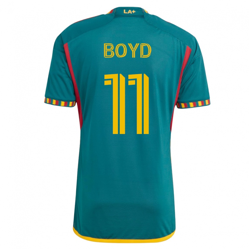 Kandiny Enfant Maillot Tyler Boyd #11 Vert Tenues Extérieur 2023/24 T-Shirt