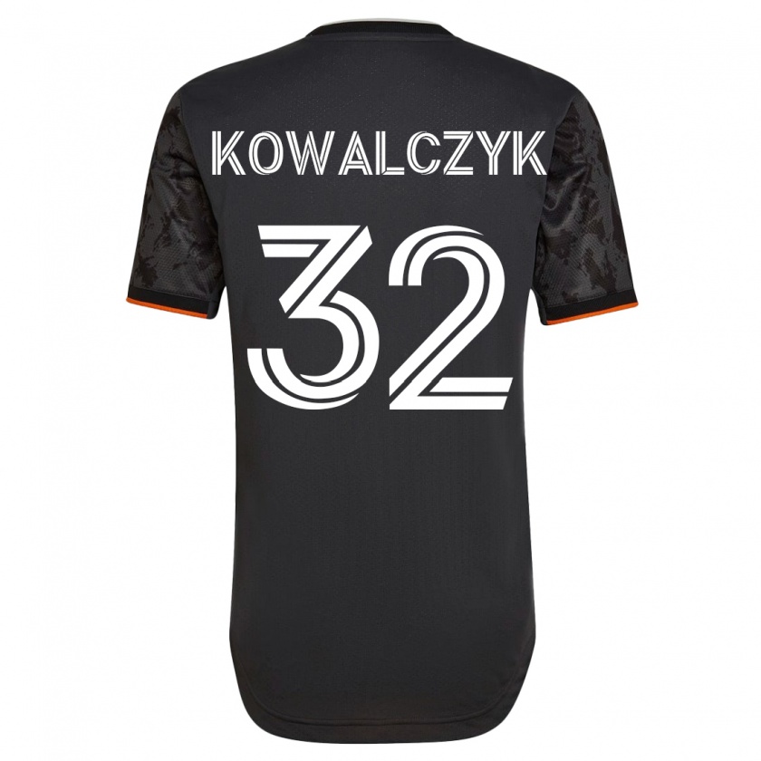 Kandiny Enfant Maillot Sebastian Kowalczyk #32 Noir Tenues Extérieur 2023/24 T-Shirt