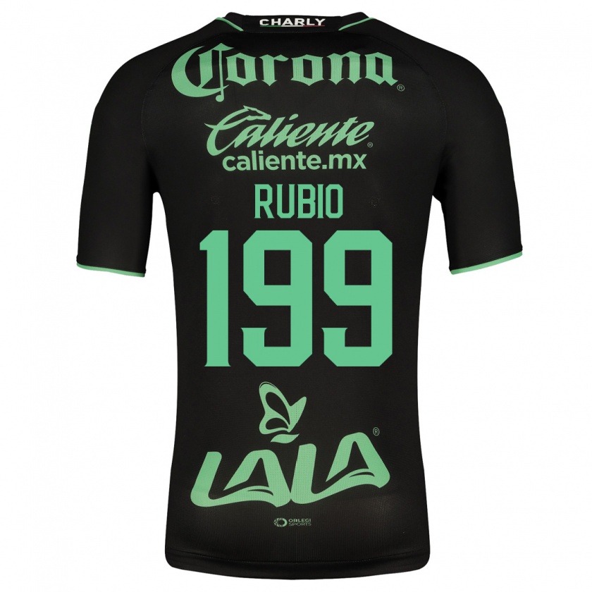 Kandiny Enfant Maillot Ronaldo Rubio #199 Noir Tenues Extérieur 2023/24 T-Shirt